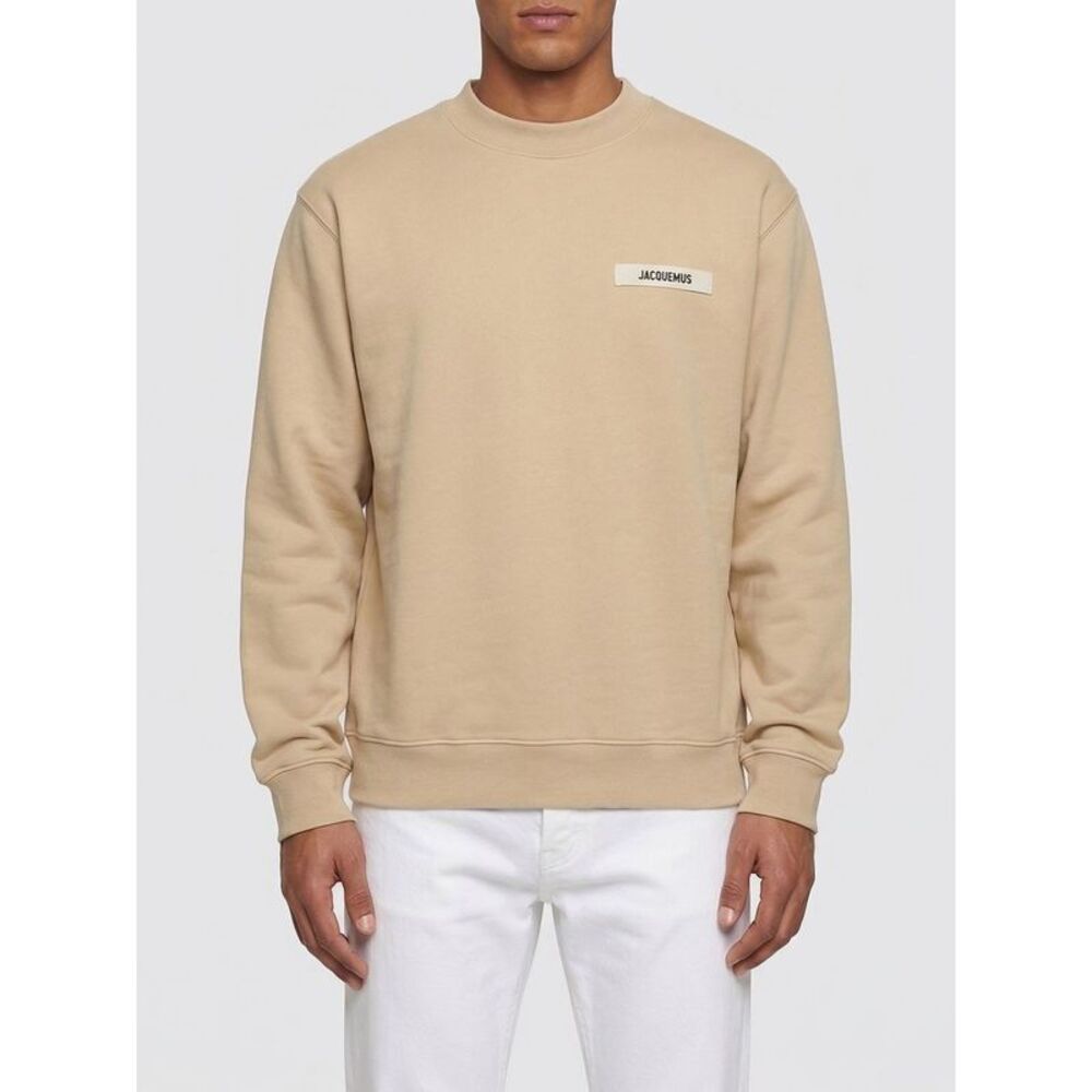 Jacquemus Men Jacquemus Logo Cotton Crewneck Sweatshirt